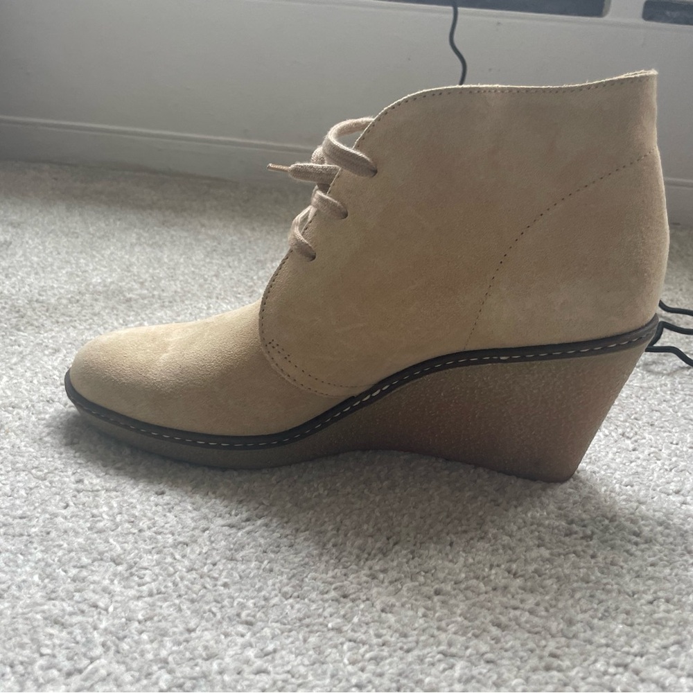 J Crew Suede Macalister Wedge Boot